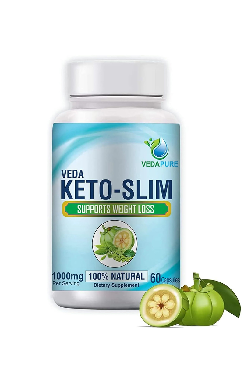 کپسول لاغری Keto Slim برند Vedapure - بسته ۶۰ عددی