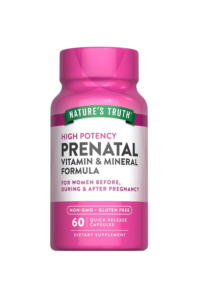 کپسول‌ Prenatal مناسب دوران بارداری Nature's Truth - بسته 60 عددی