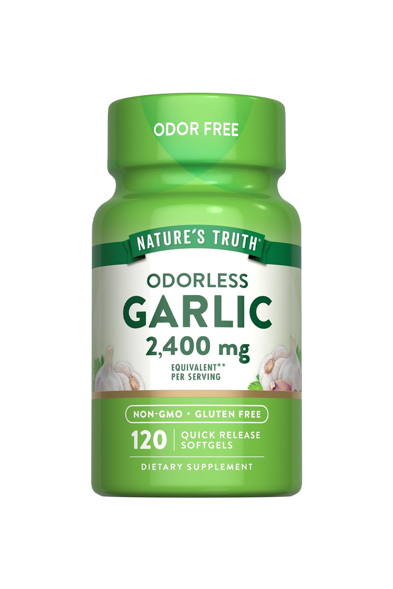 سافت ژل سیر بدون بو Nature's Truth - بسته ۱۲۰ عددی