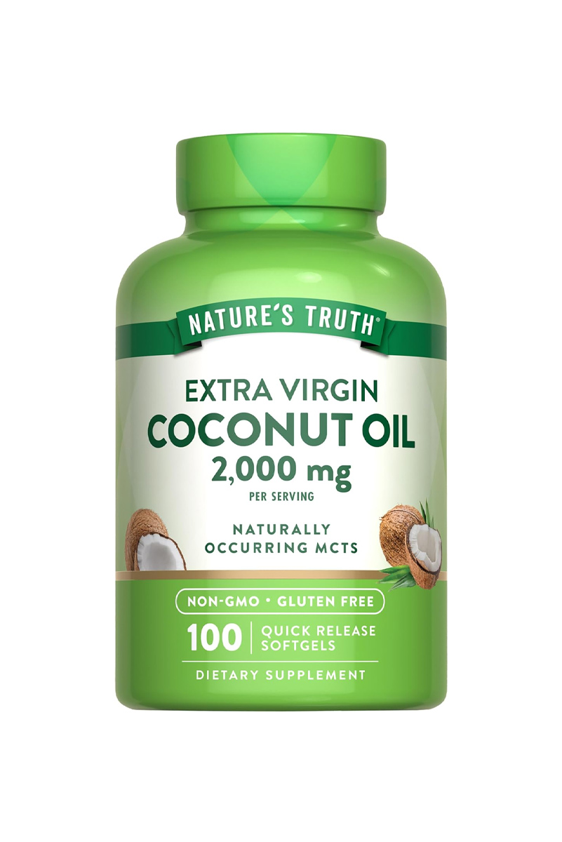 سافت ژل روغن نارگیل Nature's Truth - بسته ۱۰۰ عددی