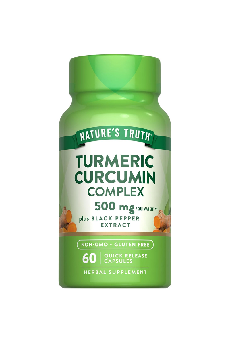 کپسول کورکومین زردچوبه و فلفل سیاه Nature's Truth - بسته 60 عددی