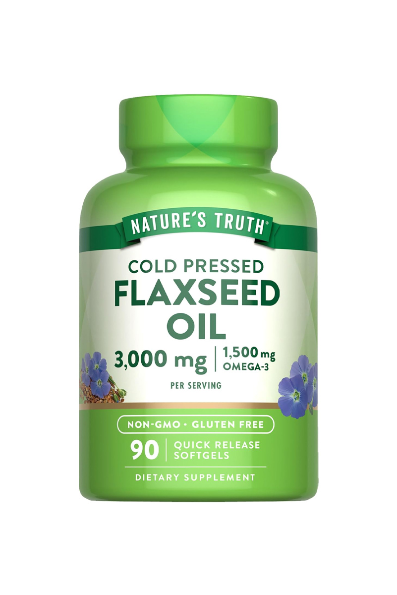 سافت ژل روغن بذر کتان Nature's Truth - بسته ۹۰ عددی