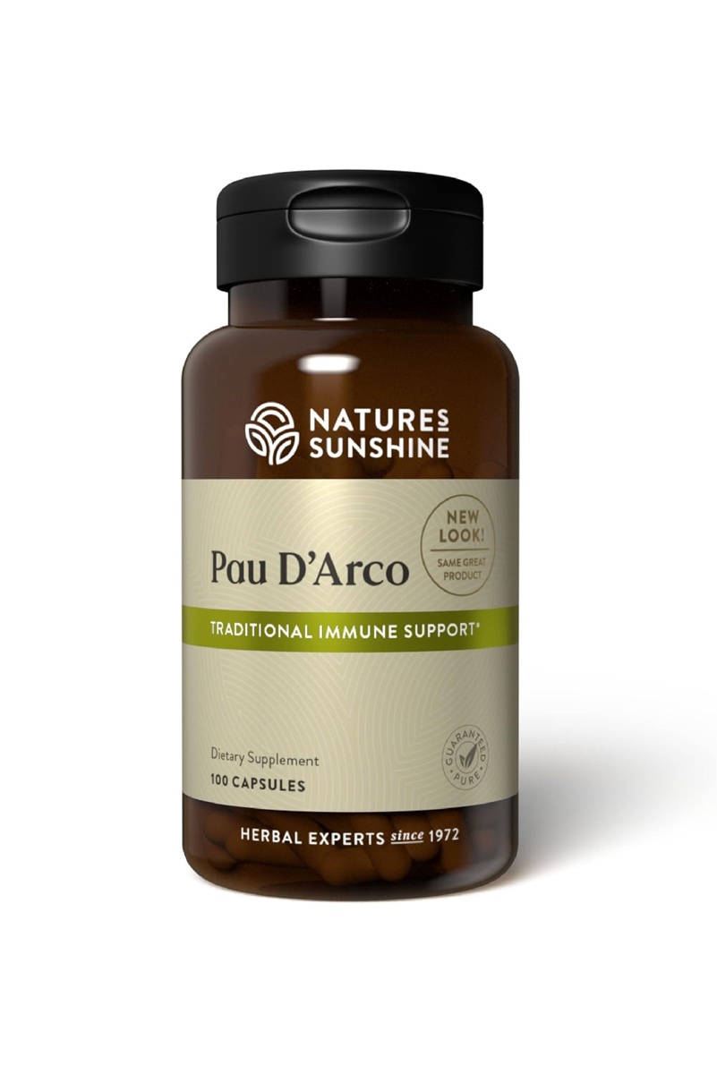 کپسول PAU D' Arco برند Nature's Sunshine - بسته ۱0۰ عددی