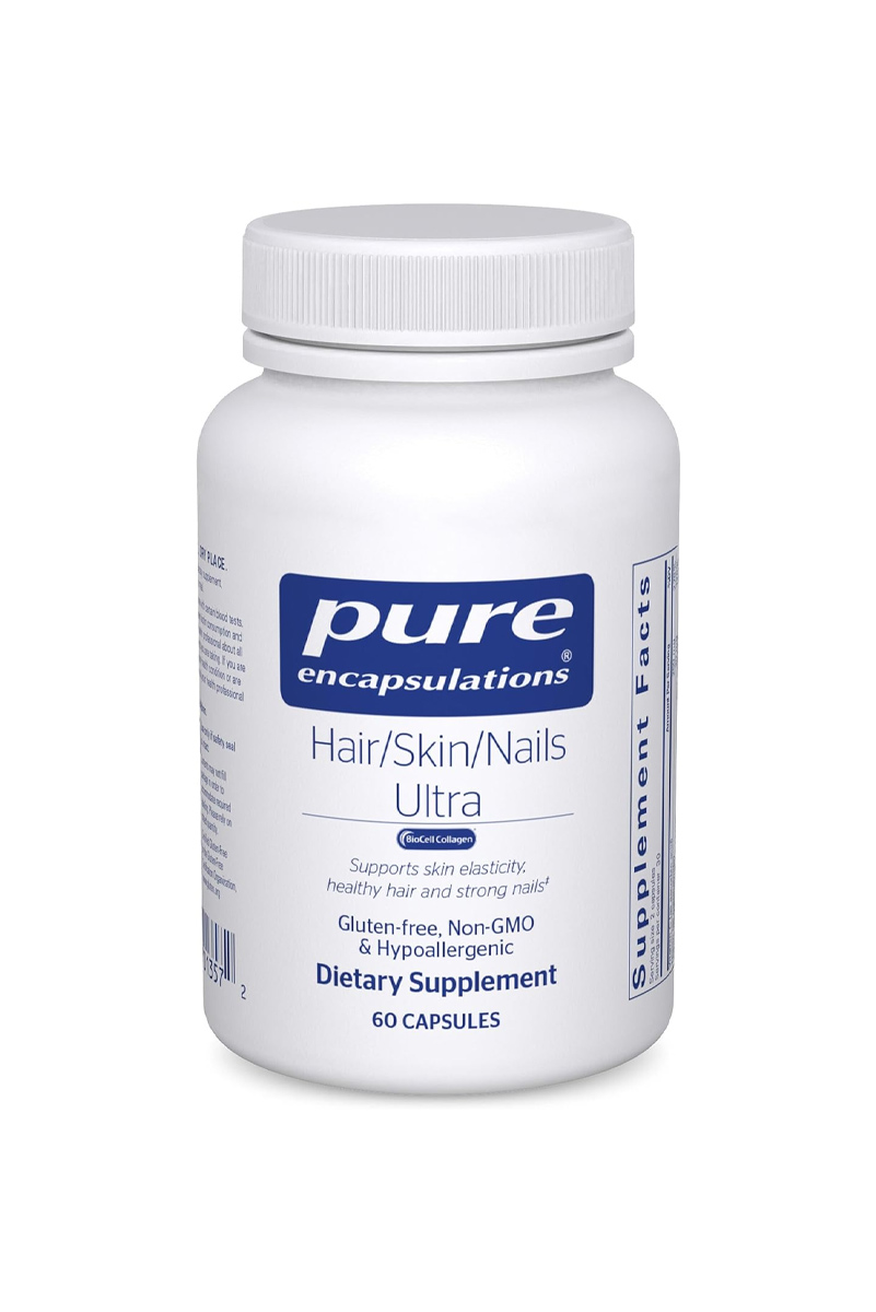کپسول تقویت کننده مو ، ناخن و پوست Pure Encapsulations - بسته 60 عددی