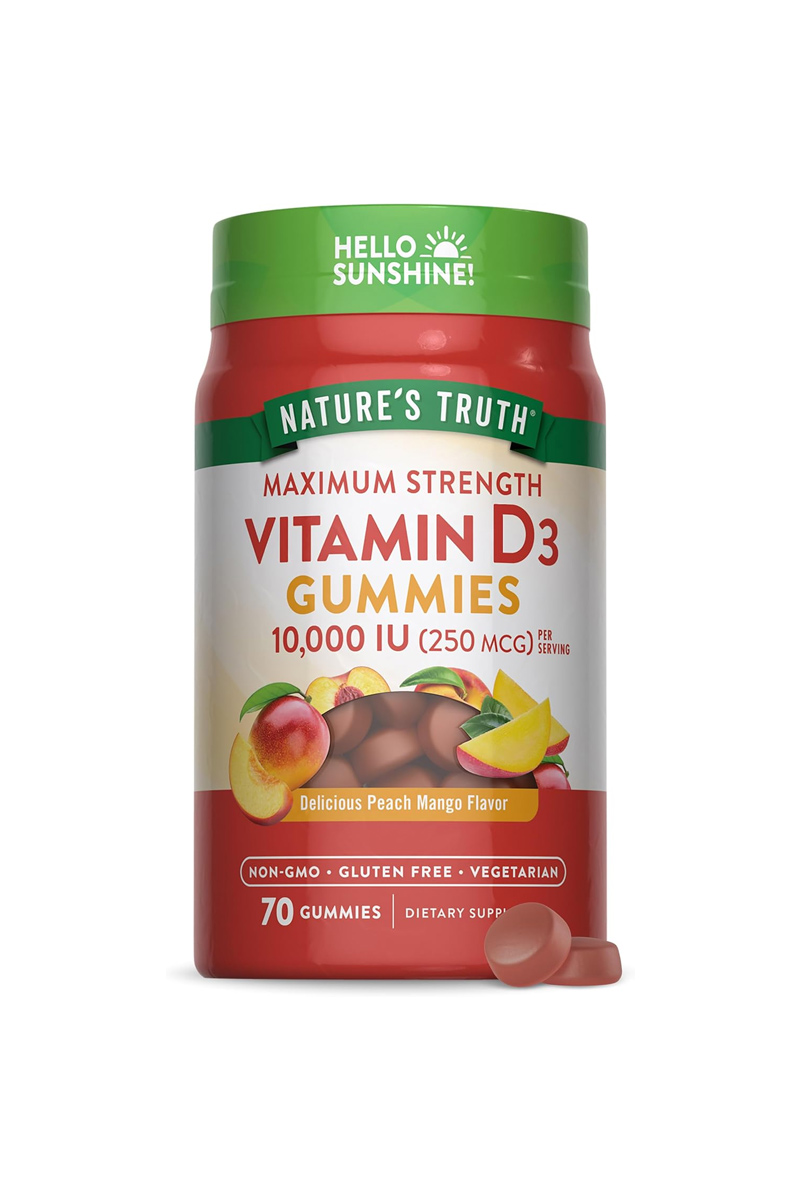 پاستیل ویتامین D3 طعم هلو Nature's Truth - بسته 70 عددی