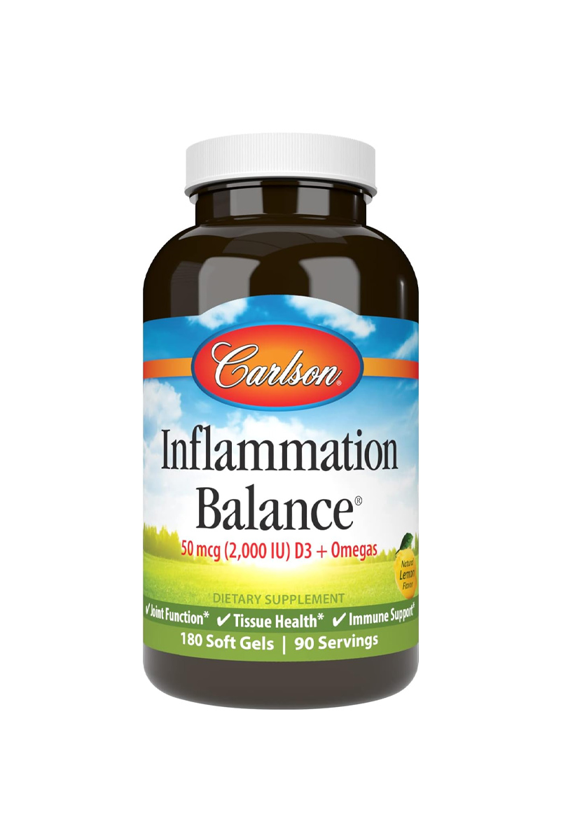 سافت‌ ژل Inflammation Balance برند Carlson - بسته 18۰ عددی