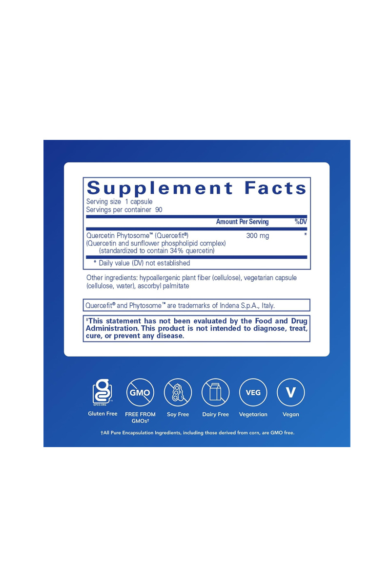 کپسول کوئرستین Pure Encapsulations - بسته 90 عددی