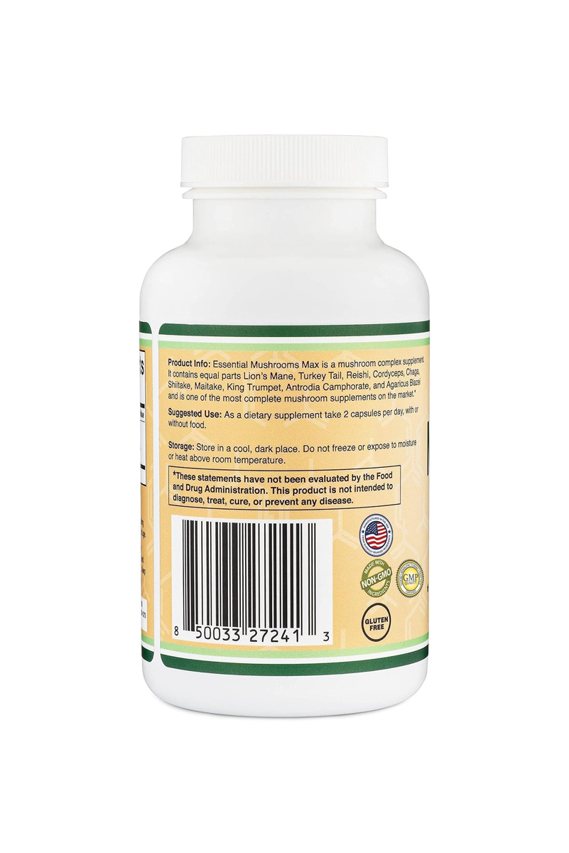 کپسول Mushroom Complex برند Double Wood - بسته 120 عددی