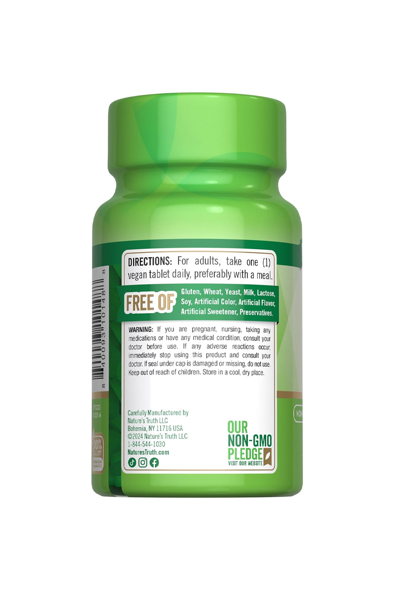 قرص‌ فولیک اسید Nature's Truth - بسته 250 عددی