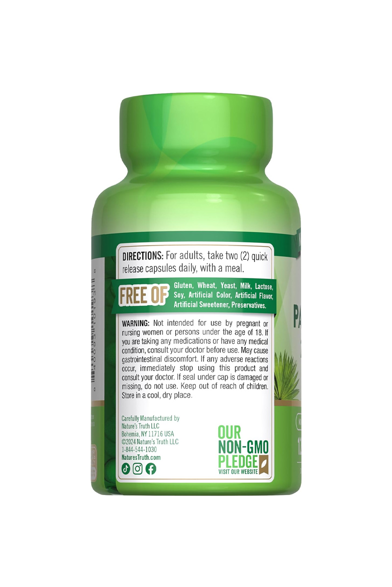 کپسول ساو پالمتو Nature's Truth - بسته 120 عددی