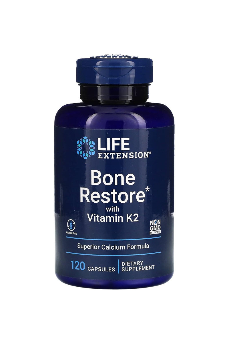 کپسول تقویت استخوان ویتامین K2 برند Life Extension - بسته 100 عددی