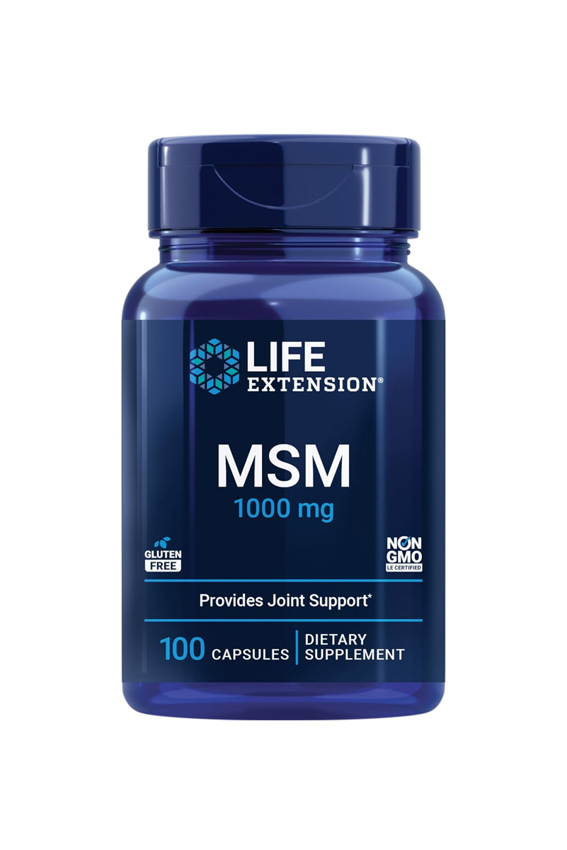 کپسول MSM برند Life Extension - بسته 100 عددی