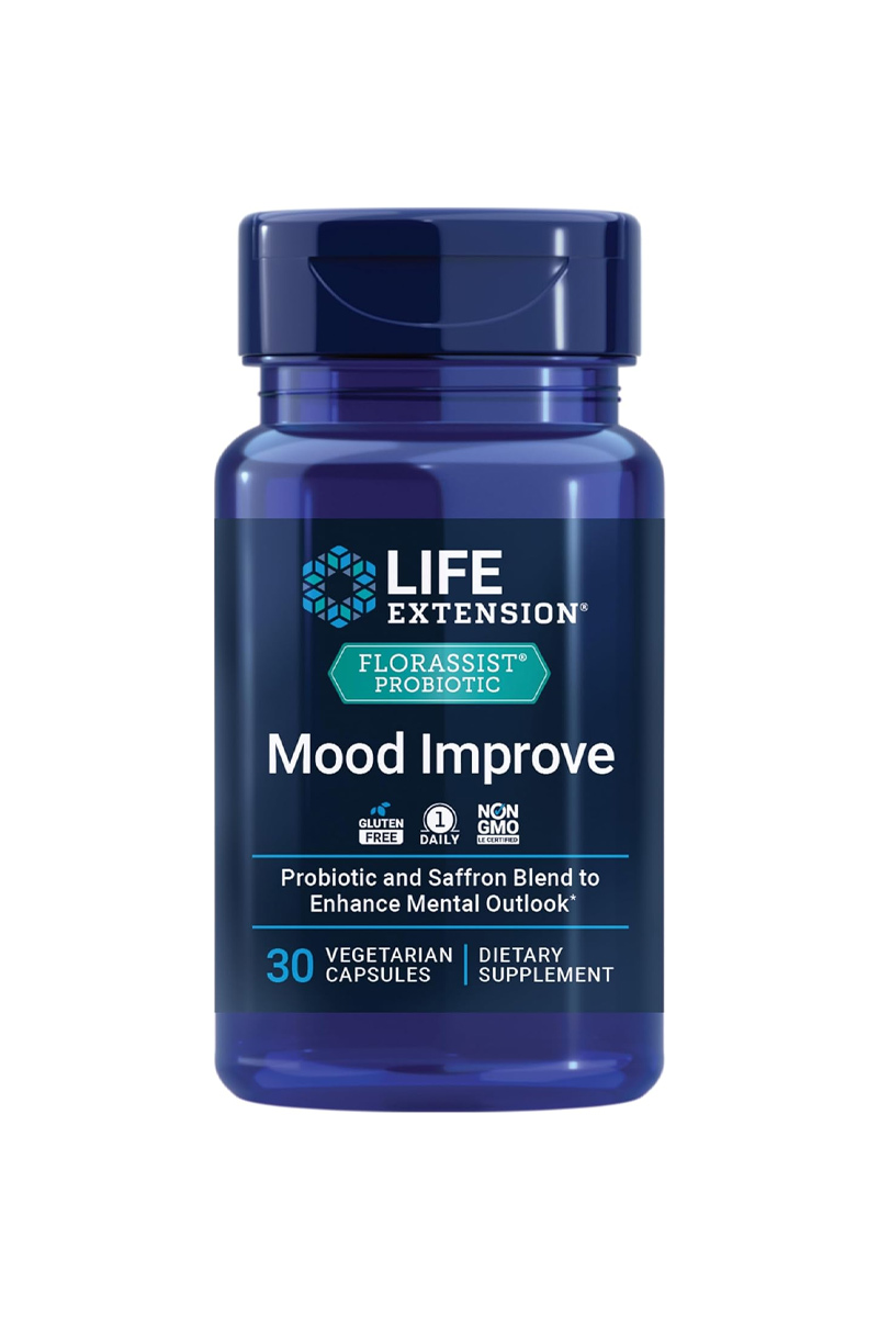 کپسول پروبیوتیک بهبود خلق‌ و خو Life Extension - بسته 30 عددی