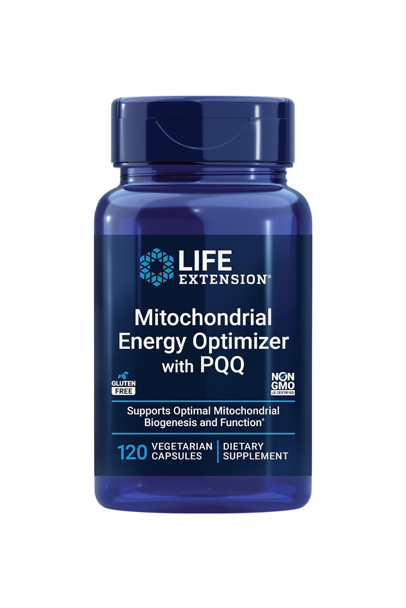 بهینه‌ ساز انرژی میتوکندری با PQQ برند Life Extension - بسته ۱۲۰ عددی