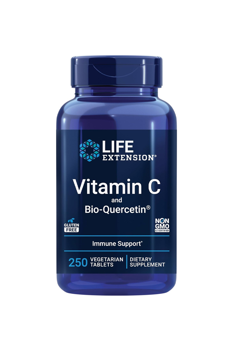 کپسول ویتامین C و بیو-کورستین Life Extension - بسته 250 عددی