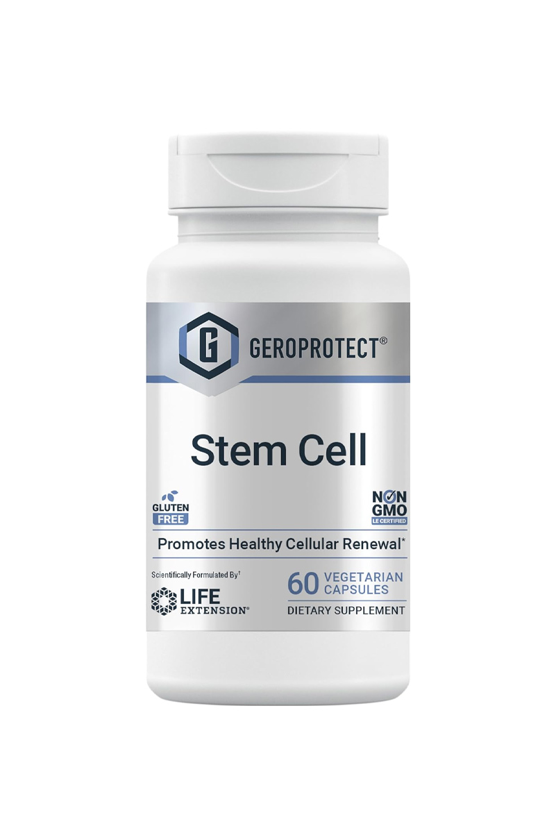 کپسول Stem Cell جوان‌ ساز سلولی و ضد پیری Life Extension - بسته ۶۰ عددی