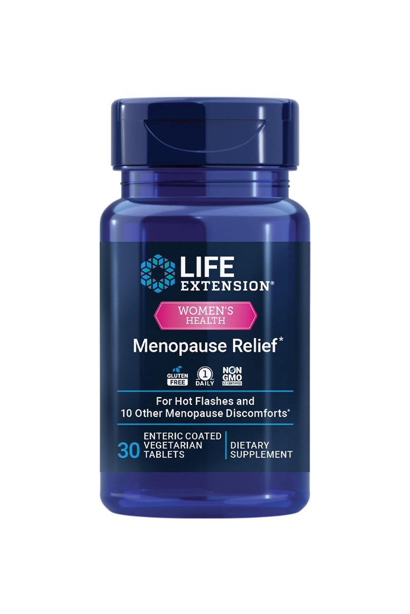 قرص منوپاز تسکین علائم یائسگی Life Extension - بسته 30 عددی