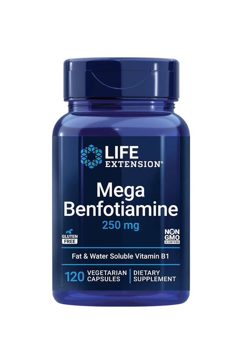 کپسول مگا بنفوتیامین Life Extension - بسته 120 عددی
