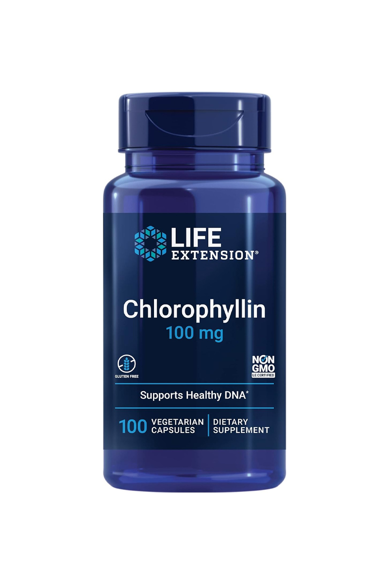 کپسول کلروفیلین Life Extension - بسته 100 عددی