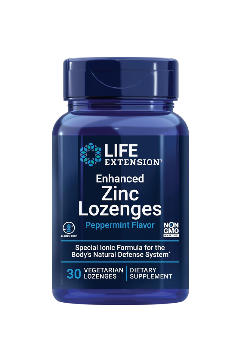 قرص جویدنی زینک با طعم نعنا Life Extension - بسته 30 عددی
