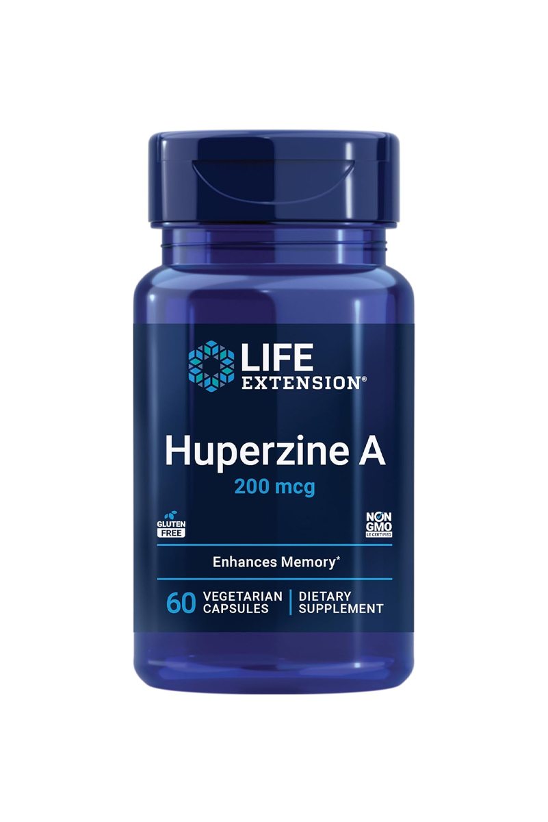 کپسول هوپرزین ۲۰۰ میکروگرم Life Extension - بسته ۶۰ عددی