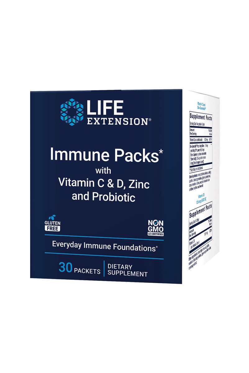 مکمل تقویت سیستم ایمنی حاوی ویتامین C و D، روی و پروبیوتیک Life Extension - بسته ۳۰ عددی