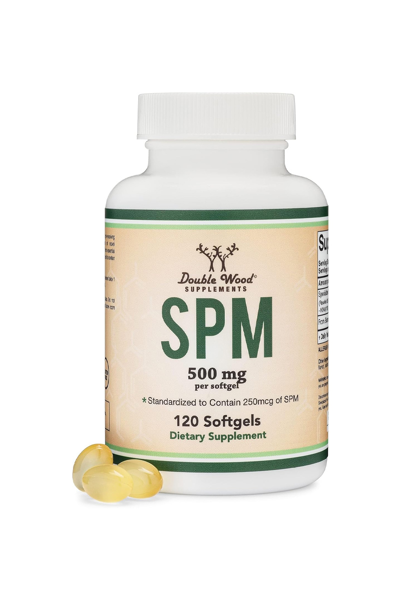 سافت‌ ژل کاهش التهاب SPM برند Double Wood - بسته ۱۲۰ عددی