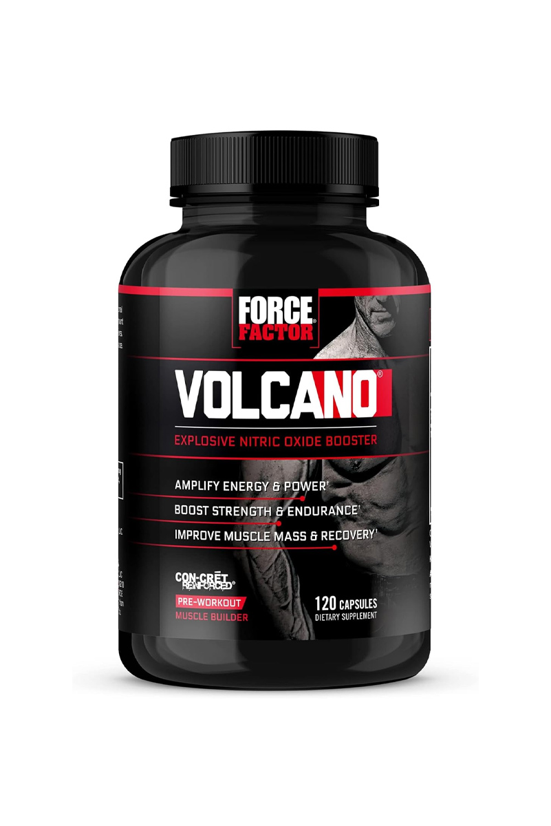 کپسول Volcano (تقویت‌ کننده نیتریک‌ اکسید) Force Factor - بسته 120 عددی