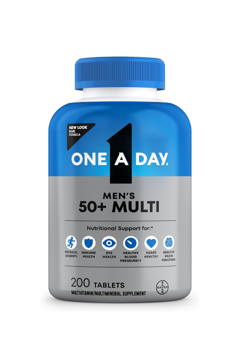 قرص مولتی‌ ویتامین مخصوص مردان ۵۰+ سال One A Day – بسته 200 عددی
