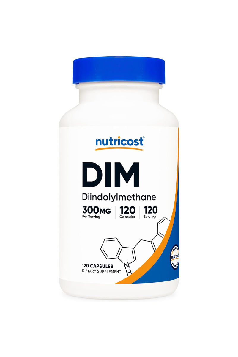 کپسول DIM (دی ایندولیل متان) Nutricost - بسته 120 عددی
