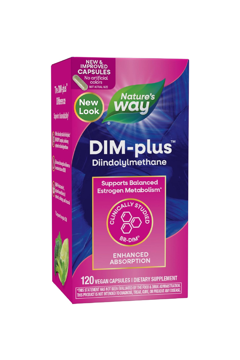 کپسول DIM (دی ایندولیل متان) Nature's Way - بسته 120 عددی