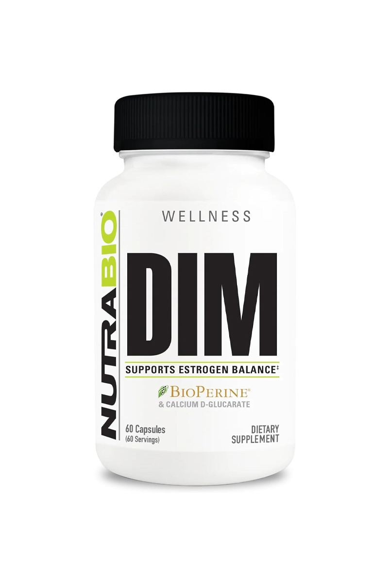 کپسول DIM (دی ایندولیل متان) NutraBio - بسته 60 عددی