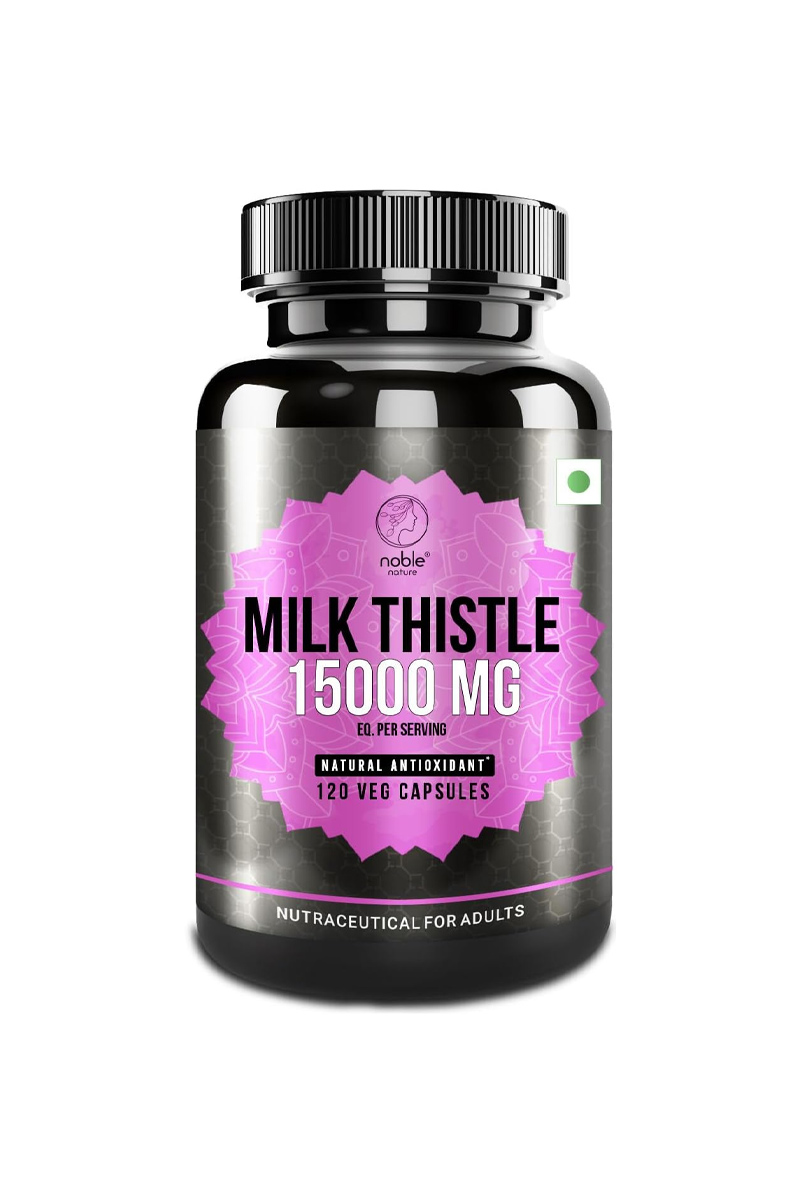 کپسول گیاهی عصاره خار مریم Noble Nature - بسته 120 عددی
