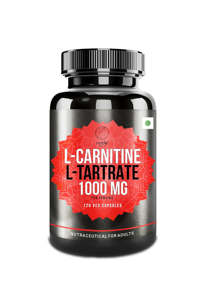کپسول ال‌ کارنیتین و ال‌ تارتریت Noble Nature - بسته 120 عددی