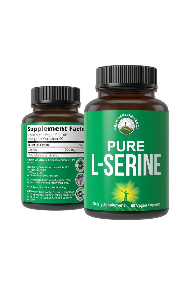 کپسول ال سرین (L-serine) برند Peak Performance -  بسته 60 عددی
