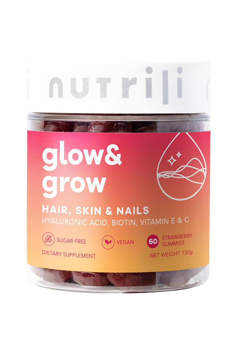 پاستیل Glow & Grow تقویت کننده پوست و مو و ناخن Nutrili - بسته 60 عددی