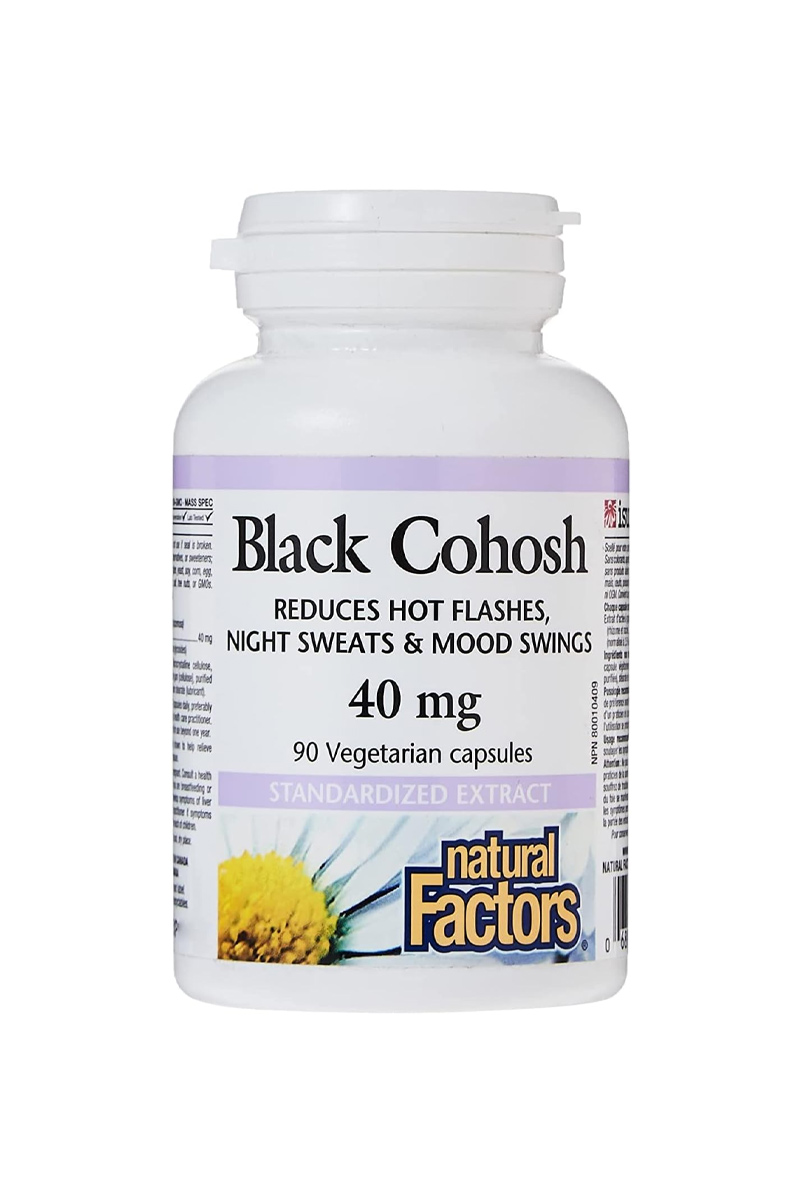 کپسول Black Cohosh (تسکین علائم یائسگی) Natural Factors - بسته 90 عددی