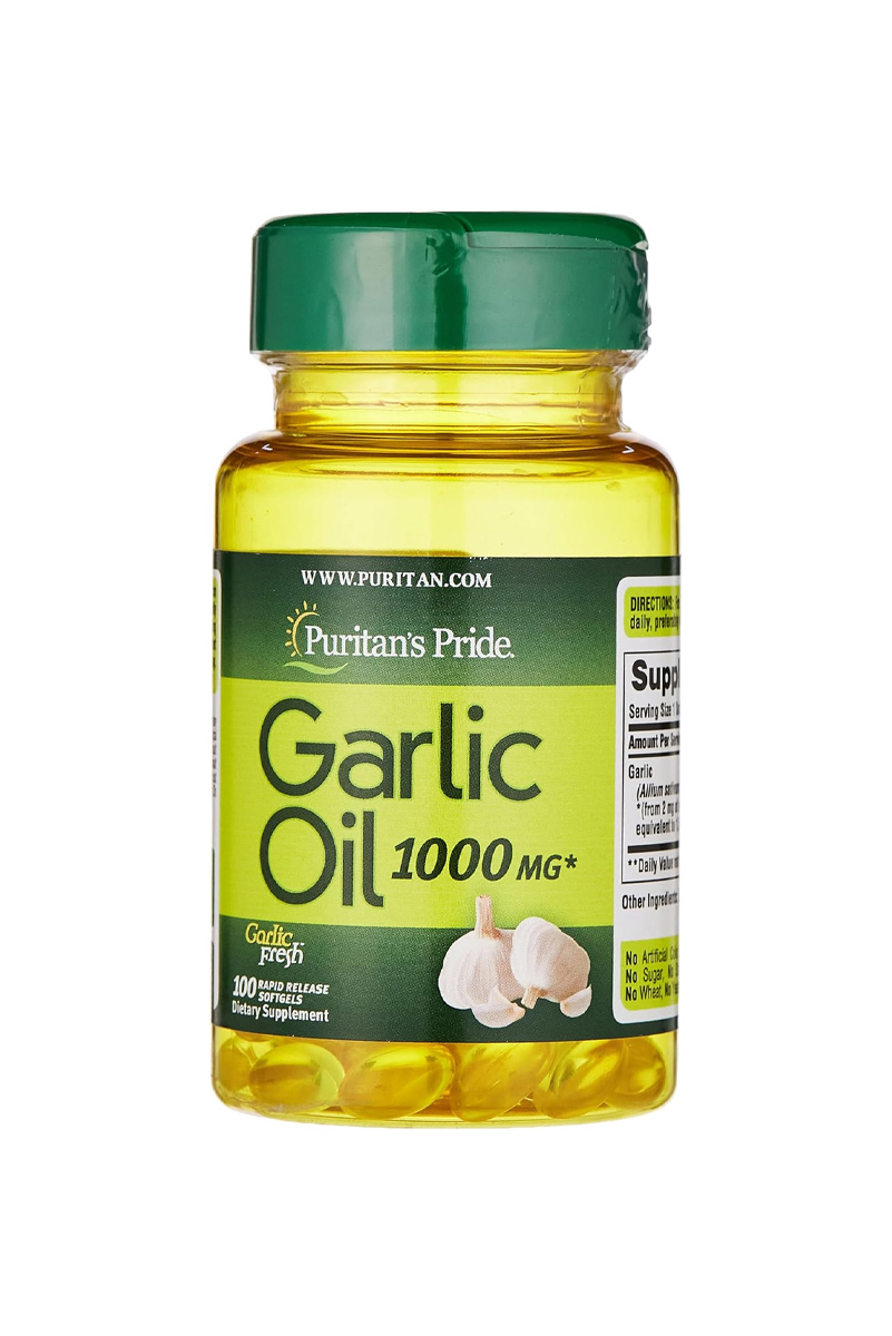 سافت‌ ژل‌ روغن سیر 1۰۰۰ میلی‌گرم Puritan's Pride - بسته 100 عددی