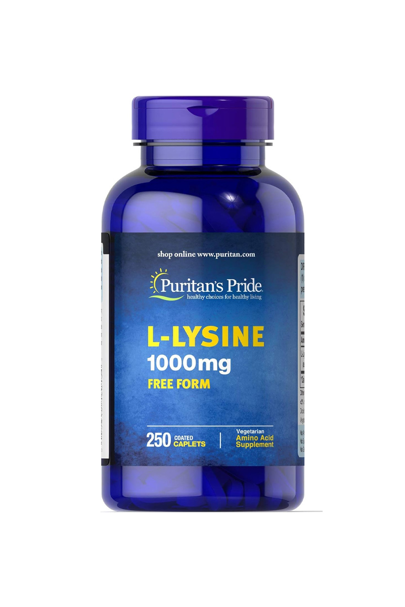 قرص ال-لیزین 1000 میلی‌گرم Puritan's Pride - بسته 250 عددی