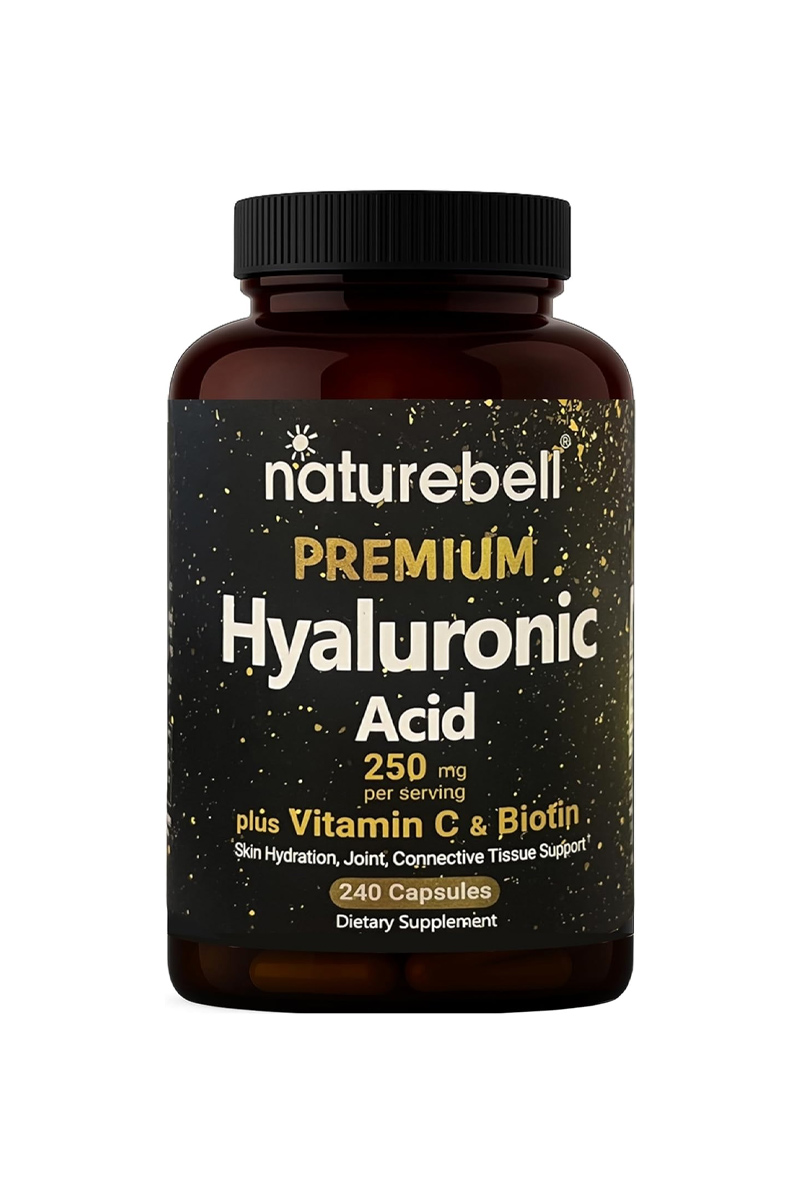 کپسول هیالورونیک‌ اسید 250  میلی‌گرم NatureBell - بسته 240 عددی