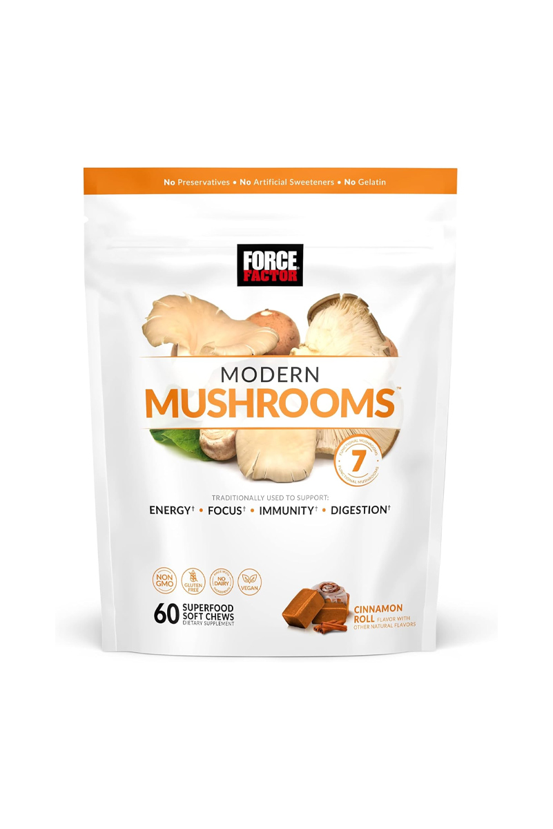 پاستیل قارچ تقویت انرژی، تمرکز و سیستم ایمنی Force Factor - بسته 60 عددی