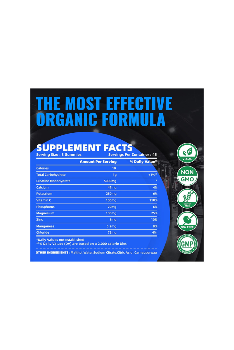 پاستیل کراتین مونوهیدرات Natures Aid - بسته 135 عددی