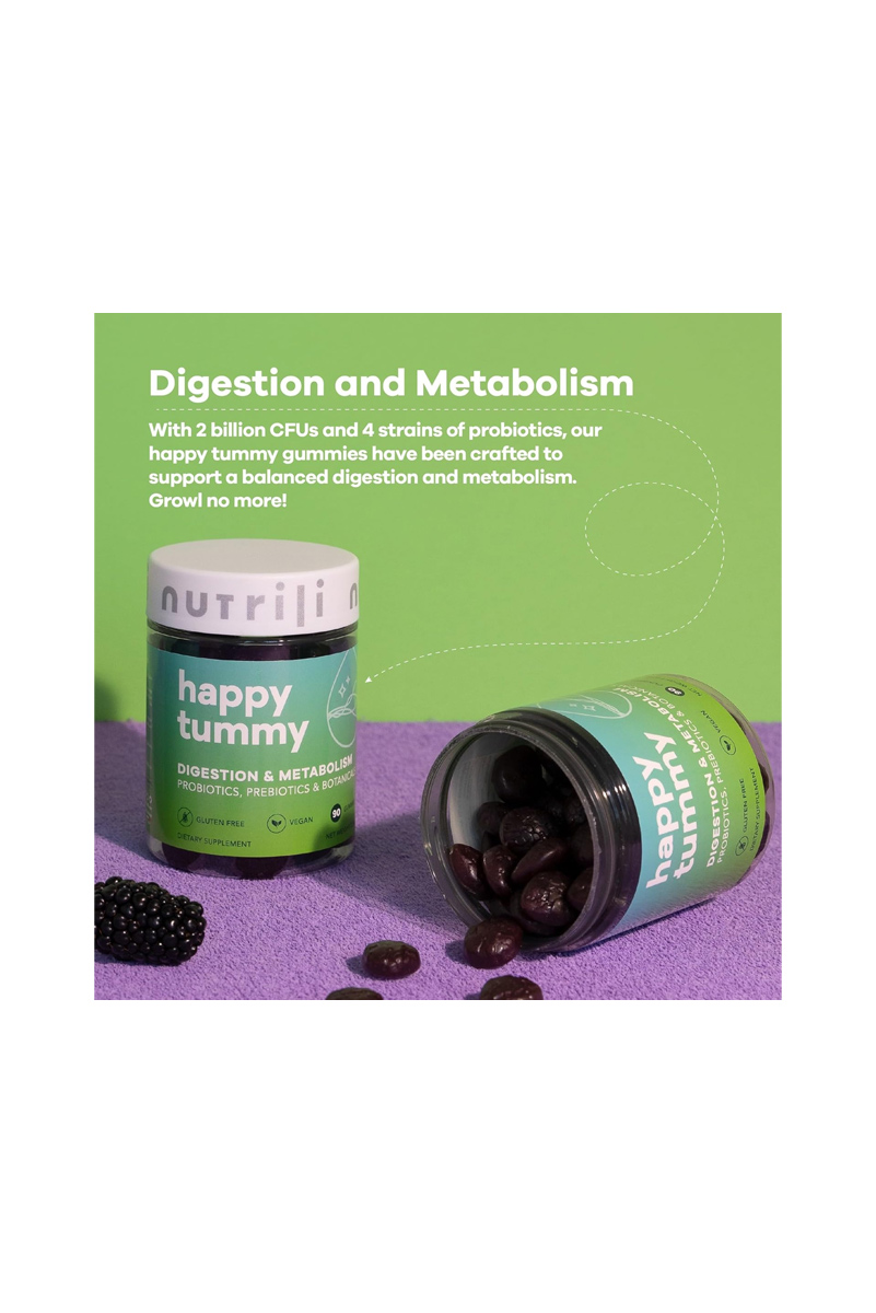 پاستیل پروبیوتیک‌ Happy Tummy برند Nutrili - بسته 60 عددی