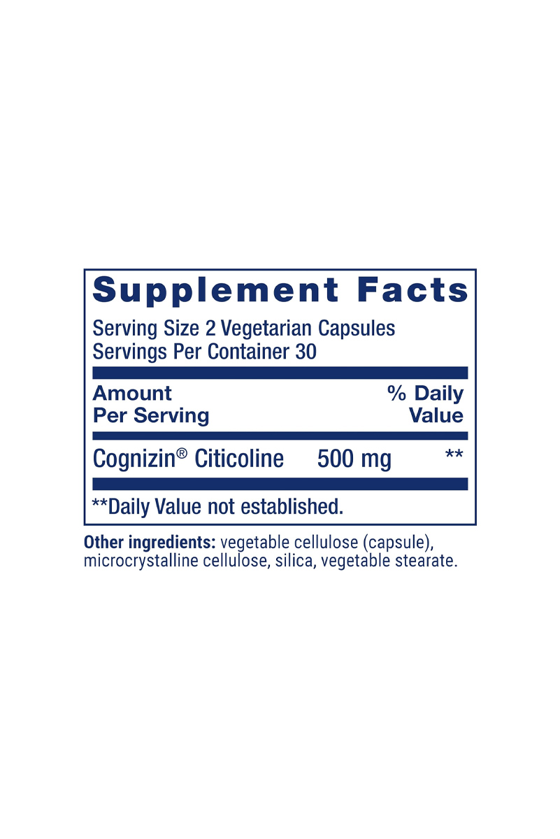کپسول CDP Choline (سیتیکولین) Life Extension - بسته 60 عددی