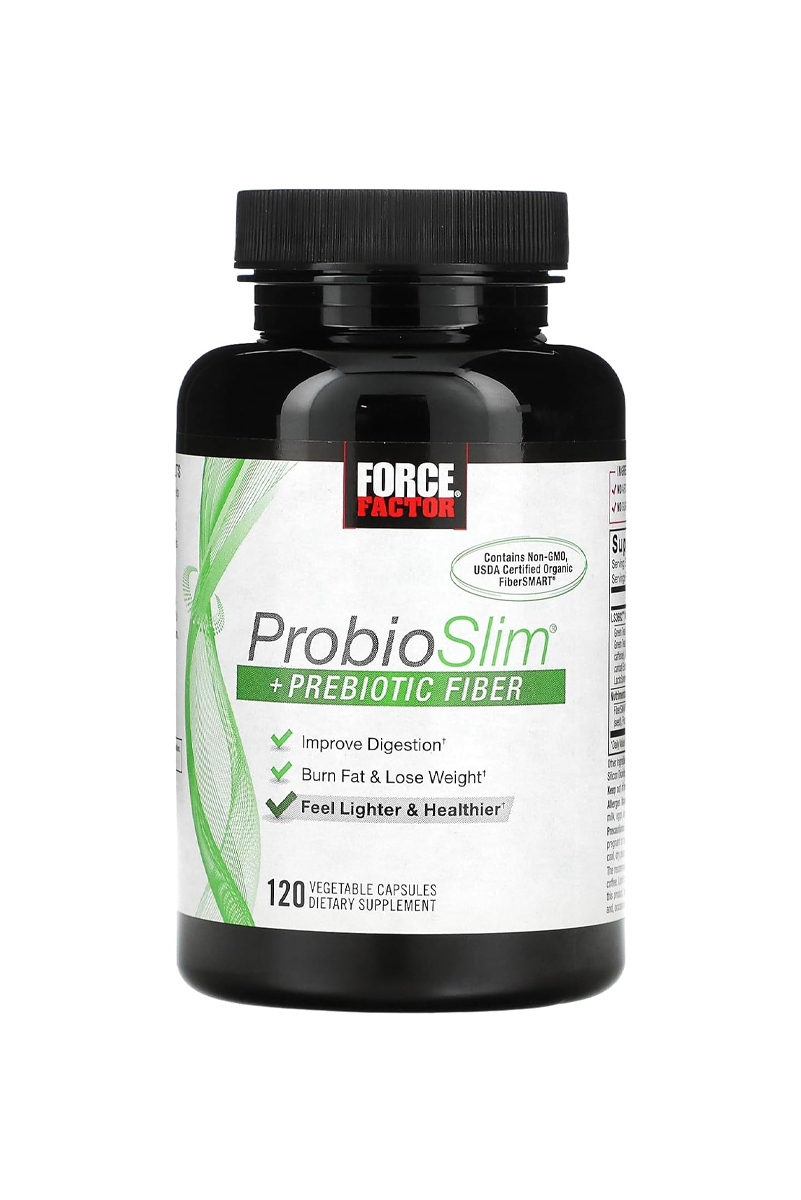 کپسول پروبیوتیک و فیبر Force Factor - بسته ۱۲۰ عددی