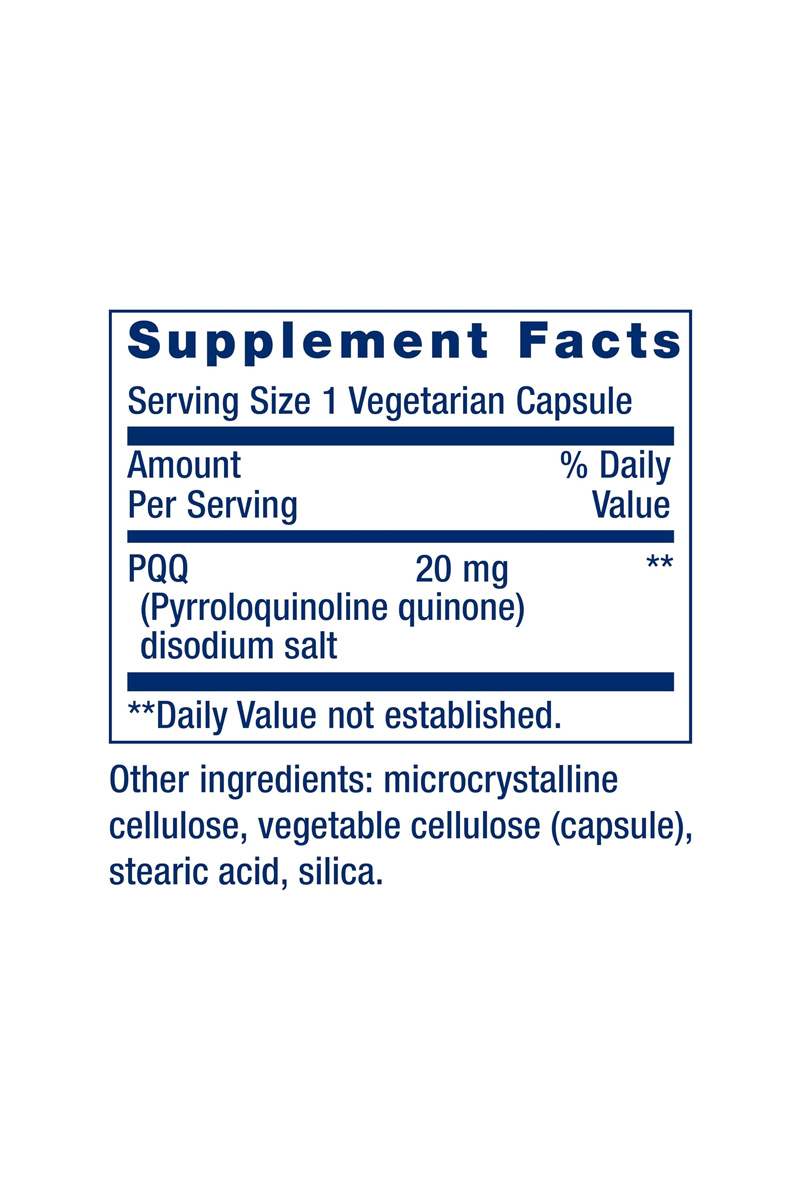 کپسول PQQ برند Life Extension - بسته 30 عددی