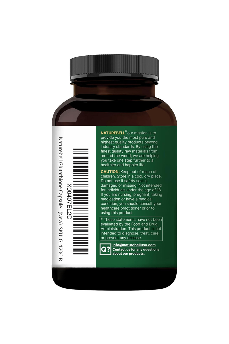 کپسول گلوتاتیون ۲۰۰۰ میلی‌گرم NatureBell - بسته 240 عددی