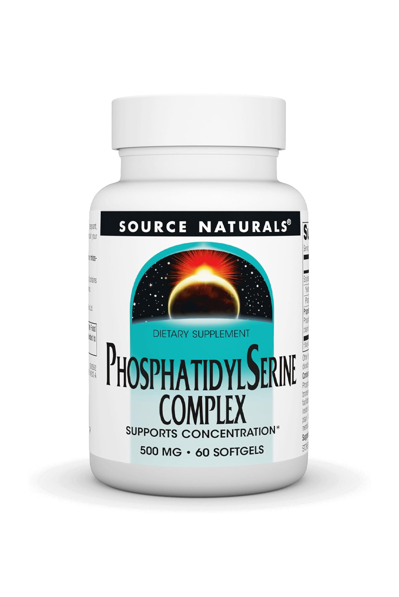 سافت ژل فسفاتیدیل‌ سرین Source Naturals - بسته 60 عددی