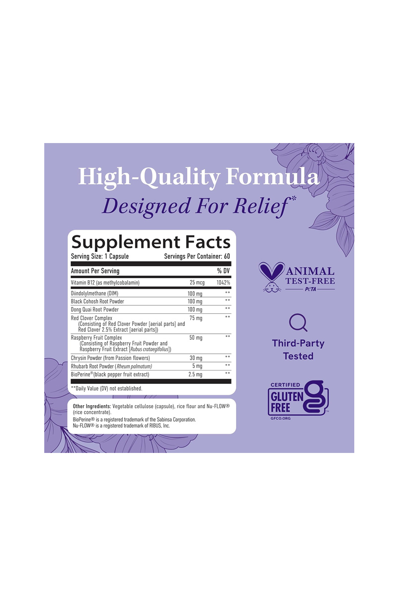 کپسول Menopause (کاهش علائم یائسگی) SMNutrition - بسته 60 عددی