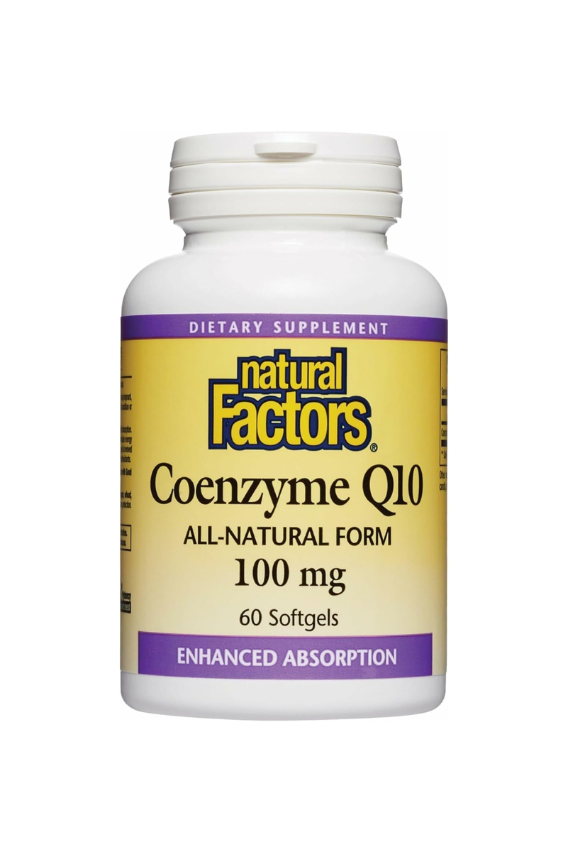 سافت ژل کوانزیم Q10 کاملا طبیعی Natural Factors - بسته ۶۰ عددی